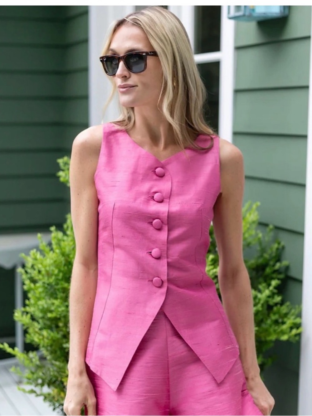 Julia Amory Tess Vest French Rose sz. XS